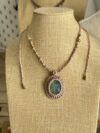 Blue-Green Labradorite Necklace - Image 3