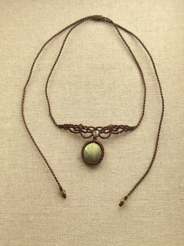 Golden Glow Labradorite Choker
