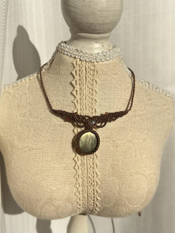 Golden Glow Labradorite Choker - Image 4