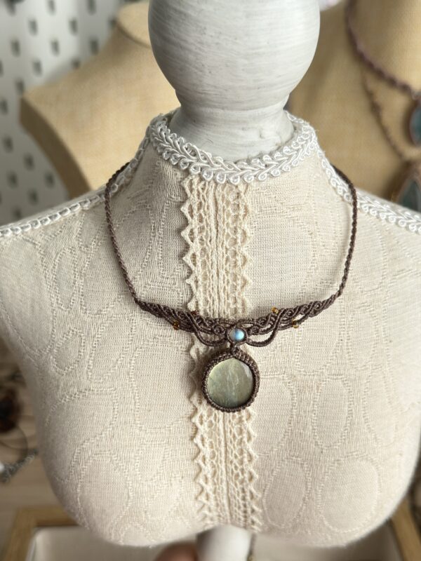 Golden Glow Labradorite Choker - Image 3