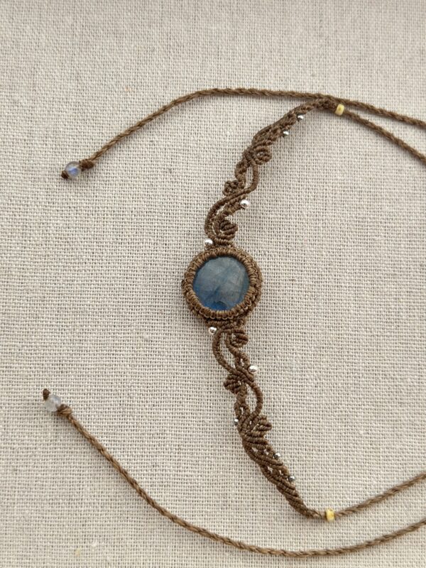 Blue Labradorite Yavari Choker Necklace - Image 3