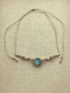 Icy Blue Glow Labradorite Yavari Choker Necklace - Image 2
