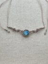 Icy Blue Glow Labradorite Yavari Choker Necklace - Image 3