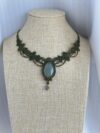 Green Glow Labradorite Necklace - Image 2