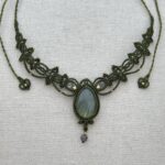 Green Glow Labradorite Necklace
