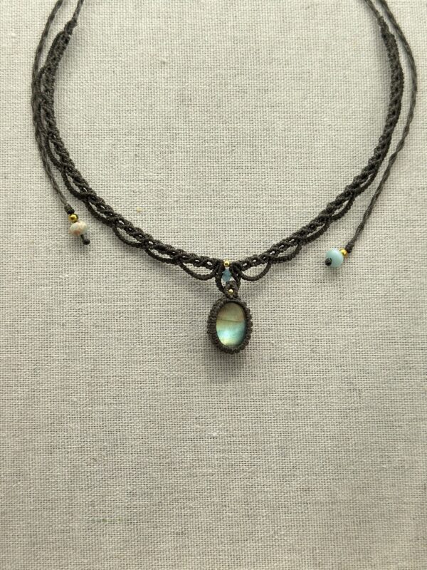 Rainbow Glow Labradorite Necklace - Image 4