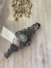 Orange-Green Flash Labradorite Bracelet - Image 2