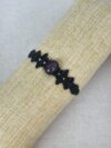 Amethyst Macrame Bracelet