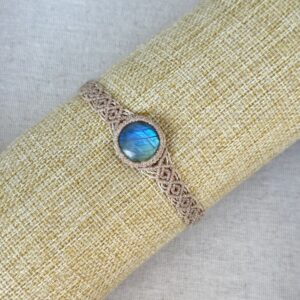 Icy Blue Flash Labradorite Bracelet