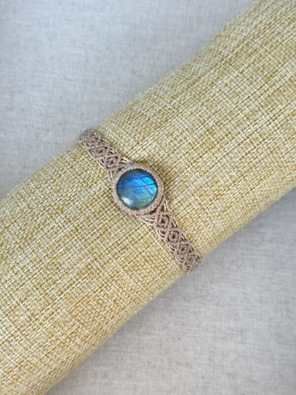 Icy Blue Flash Labradorite Bracelet