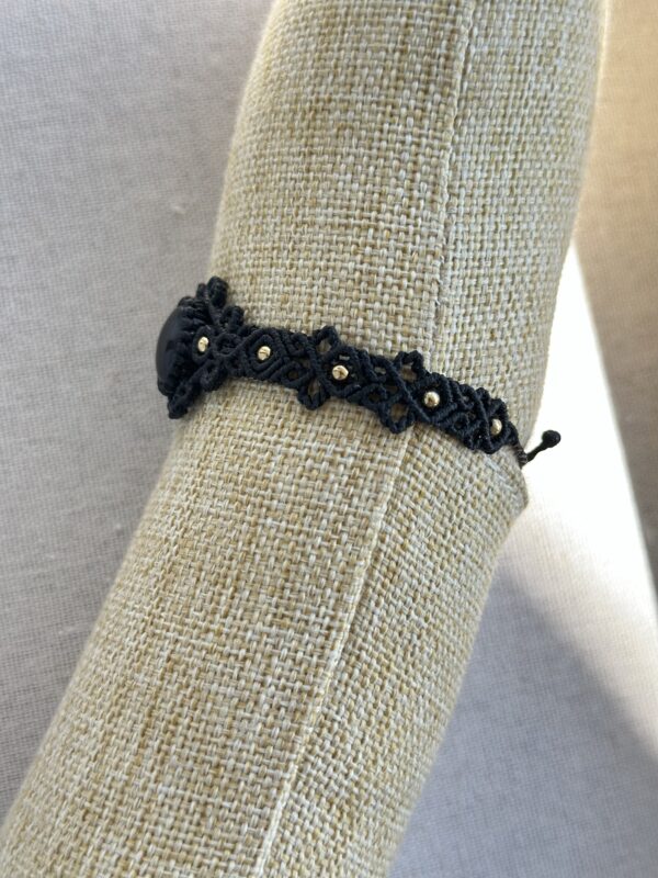 Amethyst Macrame Bracelet - Image 2