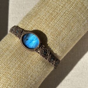 Electric Blue Labradorite Bracelet