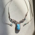 High-Grade Larimar Ocean Necklace