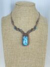 High-Grade Larimar Ocean Necklace - Image 3