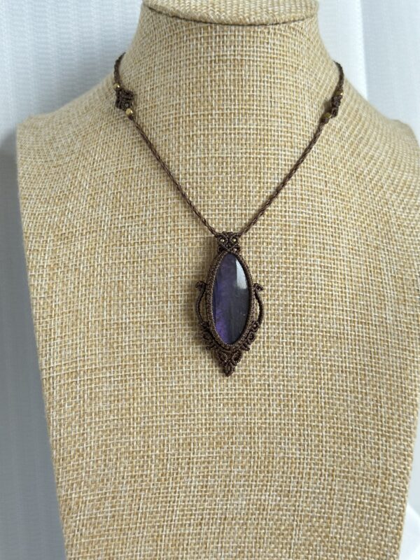 Purple Flash Pendant Labradorite - Image 4