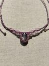 Purple Flash Labradorite Choker Necklace - Image 4