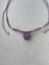 Purple Flash Labradorite Choker Necklace - Image 3