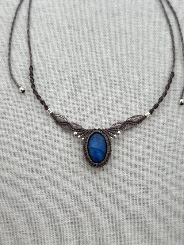 Deep Blue Labradorite Choker - Image 5