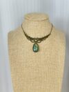 Blue Green Gold Glow Labradorite Choker