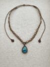 Blue-Green Flash Labradorite Necklace - Image 2