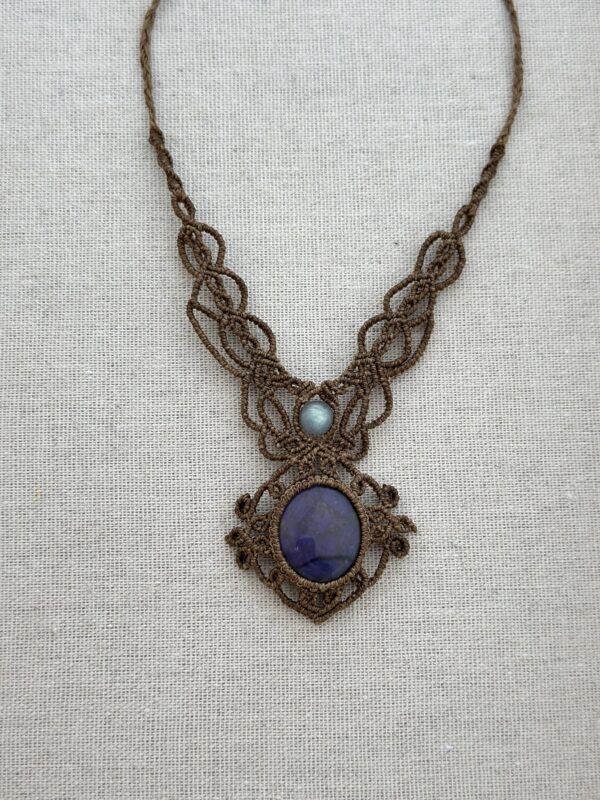 Purple Labradorite Necklace - Image 2