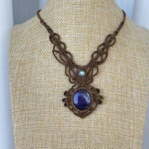 Purple Labradorite Necklace