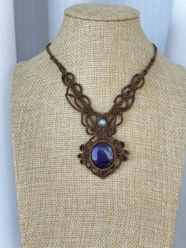 Purple Labradorite Necklace