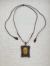 Tiger’s Eye Macrame Necklace