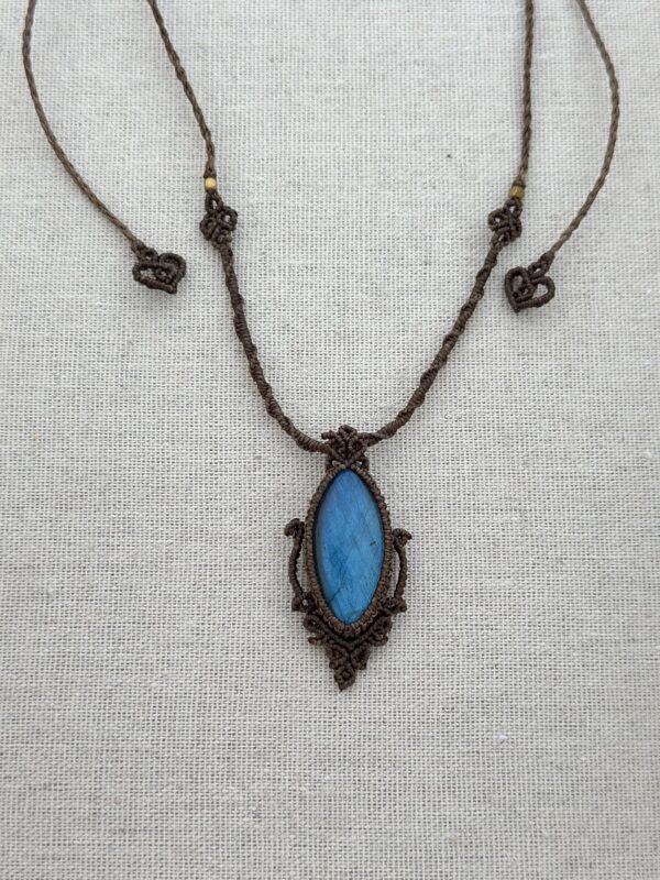 Blue Flash Labradorite Necklace