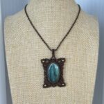Blue Flash Labradorite Necklace