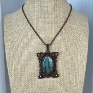 Blue Flash Labradorite Necklace