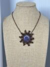 Purple Flash Labradorit Sunburst Necklace - Image 2