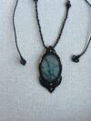 Blue and Green Flash Labradorite Necklace - Image 3