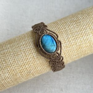 Blue labradorite bracelet