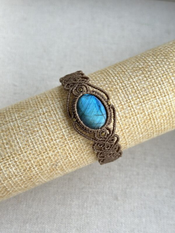 Blue labradorite bracelet