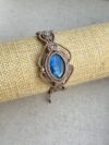 Striking Blue Flash labradorite Bracelet