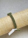 Blue labradorite bracelet with green cord - Image 2