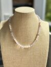 Amethyst with freshwater Pearl necklace