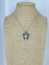 925 Sterling Silver Larimar Butterfly Necklace - Image 2