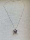 925 Sterling Silver Amethyst Fairy Necklace - Image 3