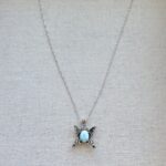 Sterling Silver Larimar Fairy Necklace