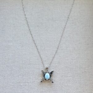 Sterling Silver Larimar Fairy Necklace