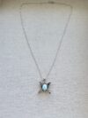 Sterling Silver Larimar Fairy Necklace