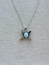 Sterling Silver Larimar Fairy Necklace - Image 2