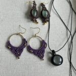 Earrings and necklace for Engi