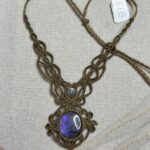 Purple labradorite Necklace