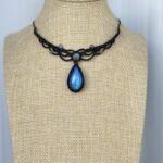 Deep-blue Labradorite Choker Necklace