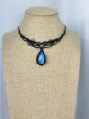 Deep-blue Labradorite Choker Necklace
