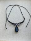 Deep-blue Labradorite Choker Necklace - Image 2