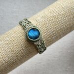 Blue labradorite bracelet
